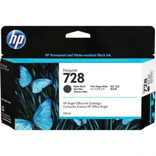 [3WX25A] N.728 nero opaco Cartuccia inchiostro 130ml