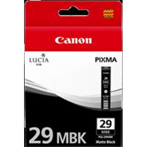 [4868B001] PGI-29mbk Cartuccia d'inchiostro nero (opaco) 36ml, per circa 1.925 foto (Formato 10 x 15 cm)