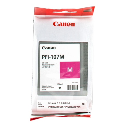 [6707B001] EXTRA SCONTO # PFI-107M Cartuccia inchiostro magenta 130ml