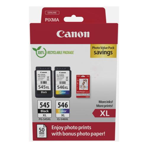 [8286B011] PG-545XL + CL-546XL Multipack 2 cartucce nero+colore