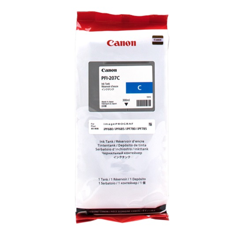 [8790B001] PFI-207C Ciano Cartuccia inchiostro 300ml