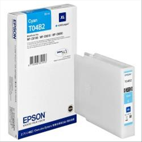 [C13T04B24N] T04B2 Ciano XL cartuccia inchiostro 39ml  4.600pg