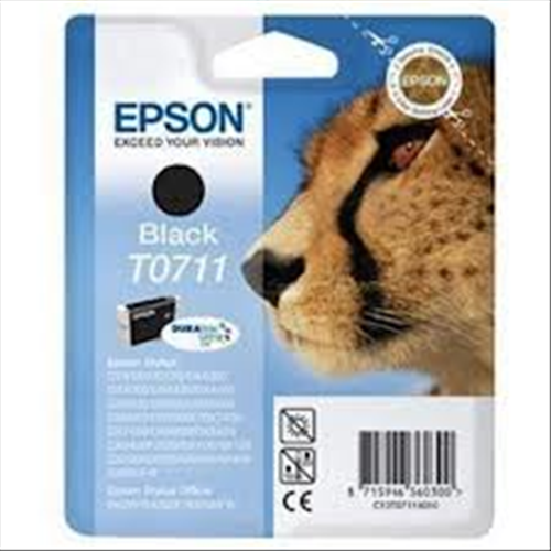 [C13T07114012] T0711 Cartuccia inchiostro nero 7.4ml