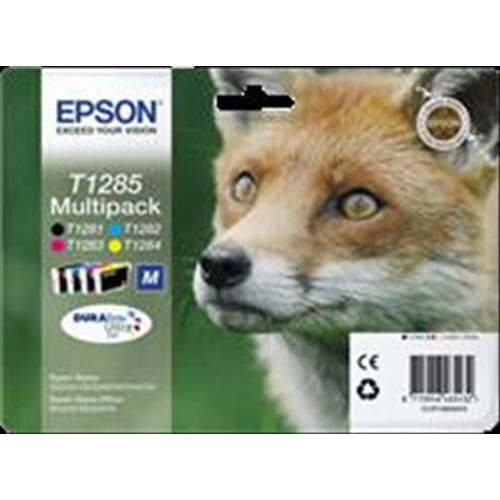 [C13T12854012] T1285 Multipack bk/m/c/y 4 cartucce d'inchiostro: T1281 + T1282 + T1283 + T1284