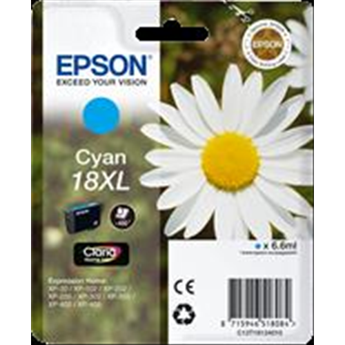 [C13T18124012] T1812 Cartuccia inchiostro 18XL ciano 6.6ml