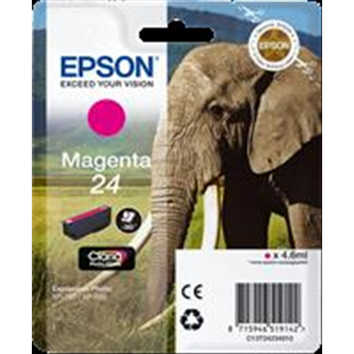 [C13T24234012] T2423 Cartuccia inchiostro magenta 4.6ml, 24 standard