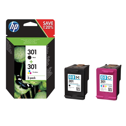 [N9J72AE] Multipack N.301 1nero+1colore (sostituisce J3M81AE)
