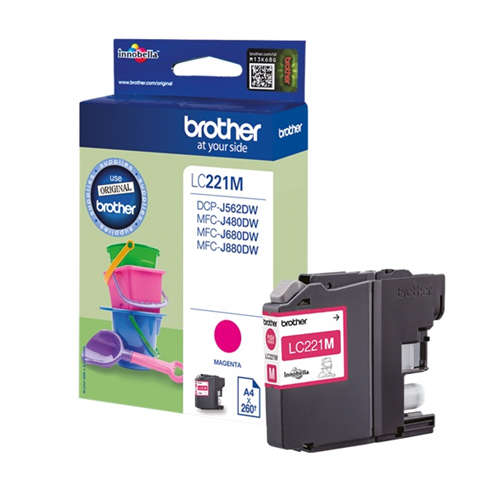[LC221M] LC-221M Cartuccia inchiostro magenta 260pg