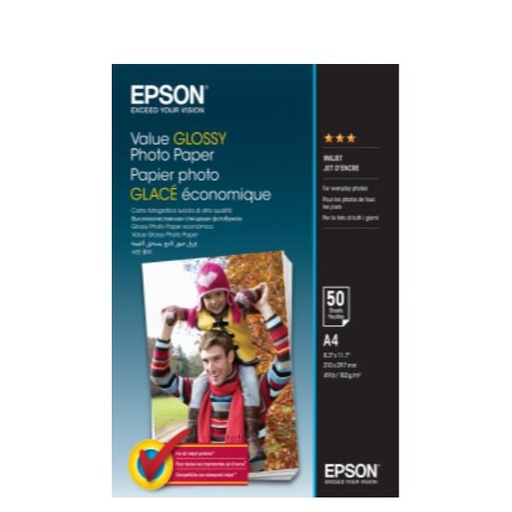 [C13S400036] VALUE GLOSSY PHOTO PAPER A4 50