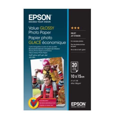 [C13S400037] GLOSSY PHOTO PAPER  10X15CM