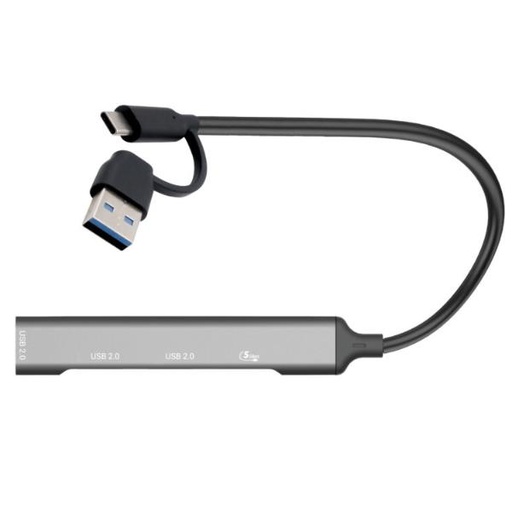 [CAHUBMETALMINI4] I-TEC USB-A/USB-C METAL HUB