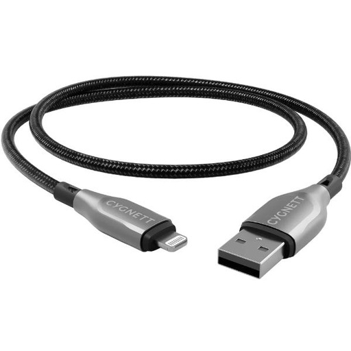 [CY4658PCCAL] LIGHTNING TO USB-A 1MT BK