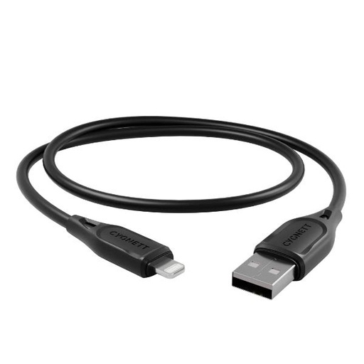 [CY4699PCCAL] LIGHTNING TO USB-A 1MT BK