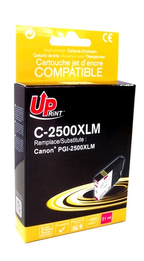 [CJ2500XLMUP] C-2500XLM Per CANON PGI-2500XLM Magenta Cartuccia inchiostro 21ml  1.300pg
