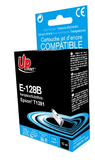 [EJ128BUPR] E-128B per EPSON T1281 Cartuccia inchiostro nero 7 ml