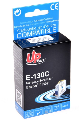 [EJ130CUP] E-130C Per EPSON T1302 Cartuccia Inchistro ciano 14ml
