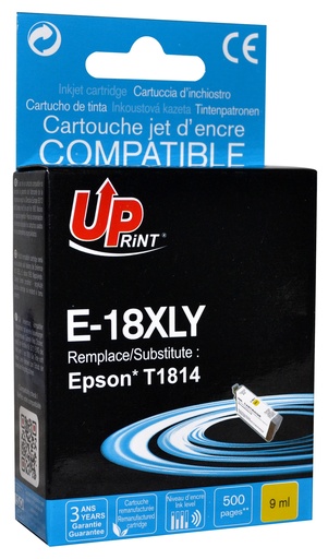 [EJ18XLYUPR] E-18XLY per EPSON T1804 T1814 Cartuccia inchiostro giallo 10 ml