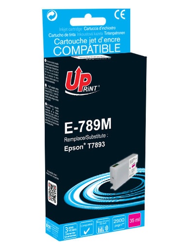 [EJ789MUP] E-789M Per EPSON T7893 Cartuccia Inchistro magenta 34,2ml
