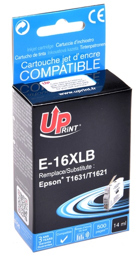 [EJ16XLBUP] E-16XLB per EPSON T1621 T1631 Cartuccia inchiostro nero 14 ml