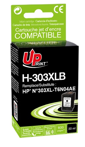 [HJ303XLBUP] H-303XLB per HP N303XL Nero cartuccia inchiostro  20ml  600pg