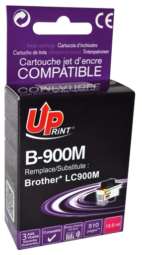 [BJ900MUP] PROMO SUL DISPONIBILE # B-900M per BROTHER LC-900 M Cartuccia inchiostro magenta 13,5 ml