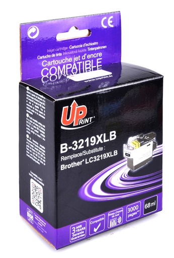 [BJ3219XLBUP] B-3219XLB per BROTHER LC-3219/3217 XLBK Cartuccia inchiostro nero 68ml  3.000pg