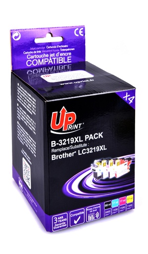 [BJ3219XLUPP4] B-3219XL PACK per BROTHER LC-3219/3217 Multipack 4 cartucce nero-ciano-magenta-giallo