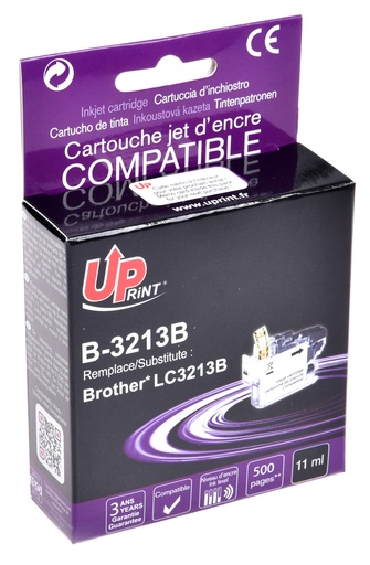 [BJ3213BUP] B-3213B per BROTHER LC3211/3213 Cartuccia inchiostro nero 11ml  500pg