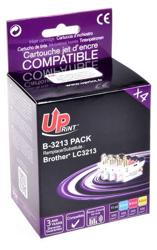 [BJ3213UPP4] B-3213 PACK per BROTHER LC3211/3213 Multipack 4 cartucce 1x nero-ciano-magenta-giallo
