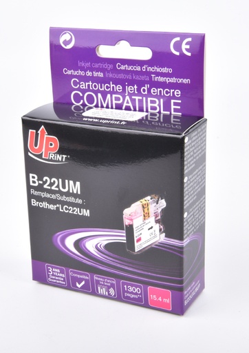 [BJ22UXLMUP] B-22UM per BROTHER LC-22UM Cartuccia inchiostro magenta 15,4ml  1.300pg