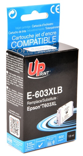 [EJ603XLBUP] E-603XLB per EPSON 603 XL Cartuccia inchiostro nero 600pg  13ml