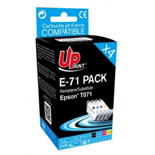 [EJ71UPRP4] E-71 Per EPSON T0715 MULTIPACK nero-ciano-magenta-giallo
