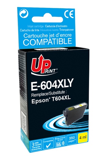 [EJ604XLYUP] E-604XLY Per EPSON 604 Cartuccia inchiostro giallo 4 ml