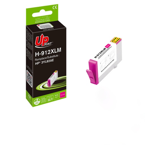 [HJ912XLMUPSMJ] H-912XL M per HP 3YL82AE Cartuccia magenta 825pg  10.5ml