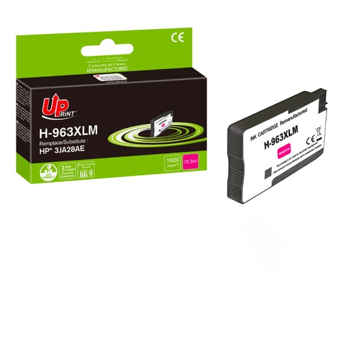 [HJ963XLMUPSMJ] H-963XL M per HP 3JA28AE Cartuccia magenta 1.600pg 25.5ml
