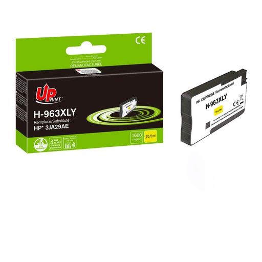 [HJ963XLYUPSMJ] H-963XL Y per HP 3JA29AE Cartuccia giallo 1.600pg 25.5ml