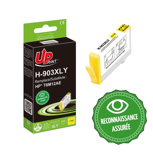[HJ903XLYUPSMJ] H-903XLY Per HP N.903 Giallo Cartuccia inchiostro 12ml  900pg
