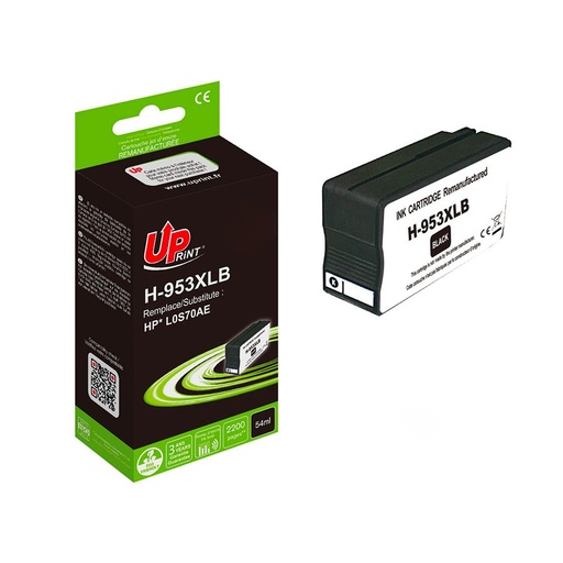 [HJ953XLBUPSMJ] H-953XLB per HP L0S70AE Cartuccia inchiostro nero 54ml  2.200pg