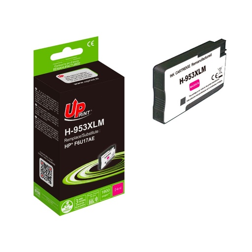 [HJ953XLMUPSMJ] H-953XLM per HP F6U17AE Cartuccia inchiostro magenta 24ml  1.800pg