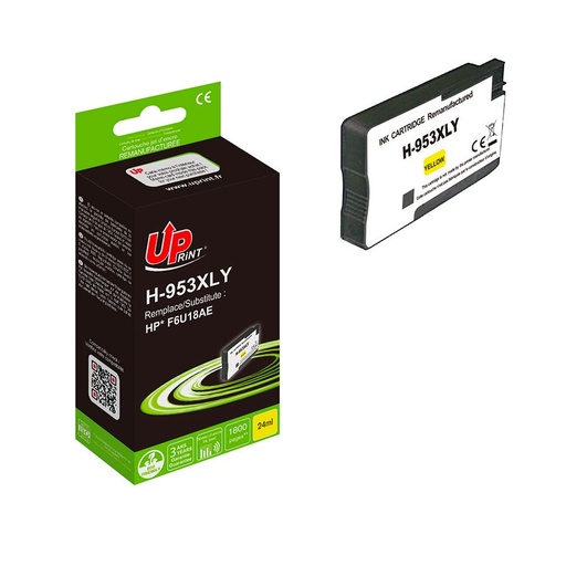 [HJ953XLYUPSMJ] H-953XLY per HP F6U18AE Cartuccia inchiostro giallo 24ml  1.800pg