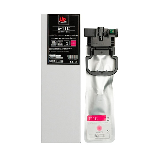 [EJ11CMUP] E-11C M per EPSON C13T11C340 Cartuccia inchiostro magenta 40ml