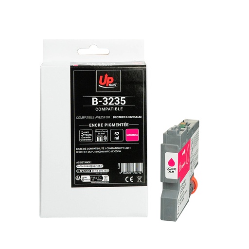 [BJ3235XLMUP] B.3235M per BROTHER LC3233M-LC3235M cartuccia inchiostro magenta 52ml
