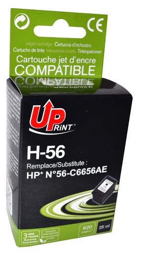 [HJ56UP] H-56B per HP N.56 Cartuccia inchiostro nero 25 ml