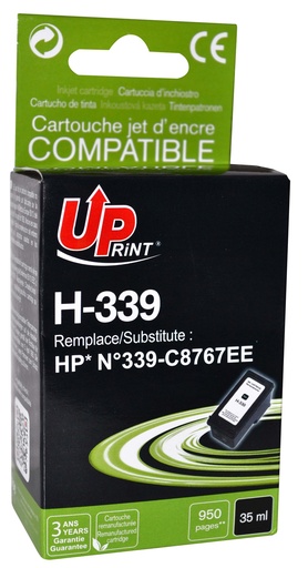 [HJ339UP] H-339B per HP N.339 Cartuccia inchiostro nero 35 ml