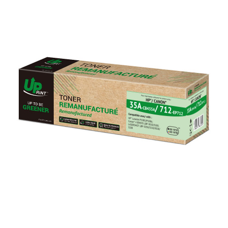 [HL1005UP] H.35A Per HP CB435A CANON CRG 712 Toner nero 1.500pg