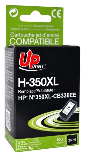[HJ350XLUP] H-350XLB per HP N.350XL Cartuccia inchiostro nero 35 ml