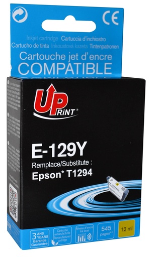 [EJ129YUPR] E-129Y per EPSON T1294 Cartuccia inchiostro giallo 10 ml