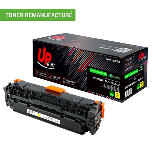 [HL2025YUP] H.304AYE per HP CC532A CANON 718 Y  Toner giallo 2.800 pg