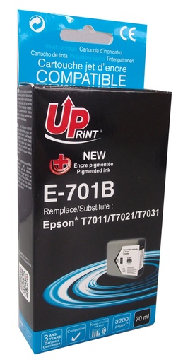 [EJ701BUP] E-701B per EPSON T7011 T7021 T7031 Cartuccia inchiostro nero 70 ml