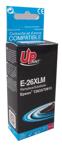 [EJ26XLMUP] E-26XLM per EPSON T2613 T2633 Cartuccia inchiostro magenta 15 ml